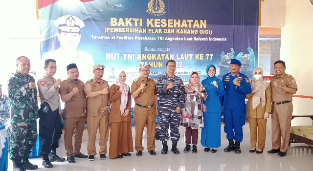 KEGIATAN BAKTI KESEHATAN SERENTAK DI FASILITAS KESEHATAN TNI ANGKATAN LAUT SELURUH INDONESIA