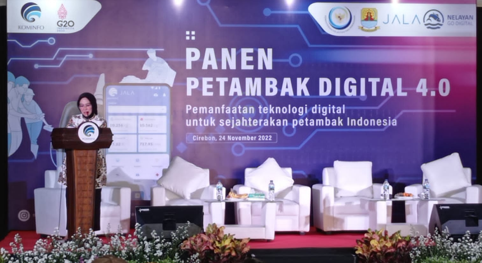 KOMINFO PANEN PETAMBAK DIGITAL 4.0 DI KABUPATEN CIREBON