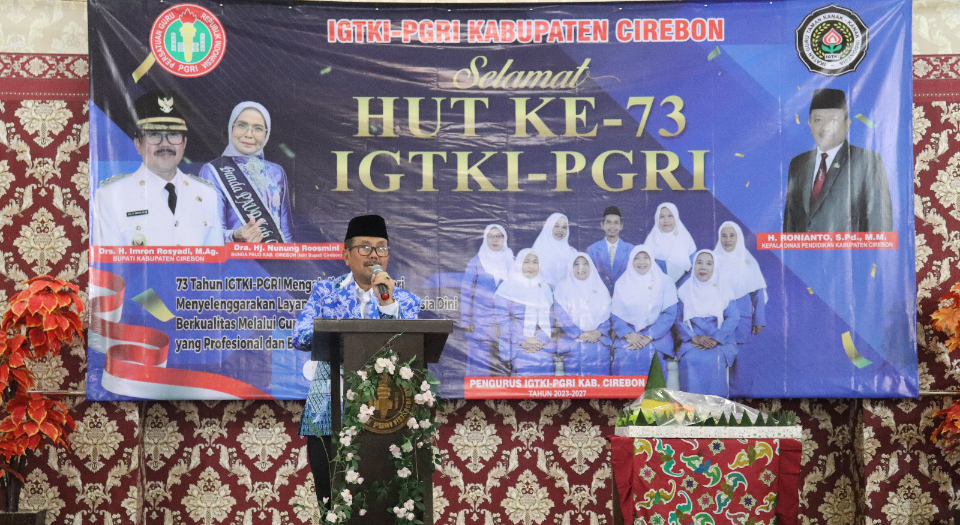 Mengabdi Untuk Negeri, Bupati Imron Himbau Guru TK Gali Potensi Anak Didik