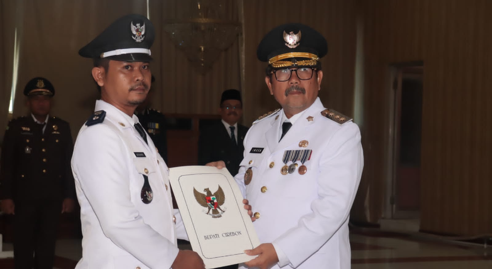 Lantik Kuwu Gempol, Bupati Imron: Jaga Kondusifitas dan Keamanan di Tahun Politik