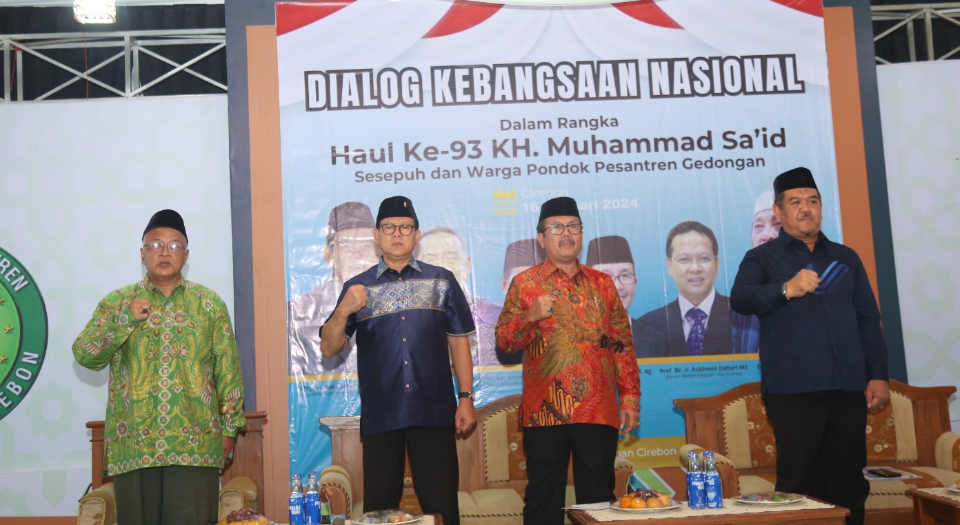 Hadiri Dialog Kebangsaan Haul Gedongan, Bupati Imron Ingatkan Peran Besar Para Ulama dan Santri